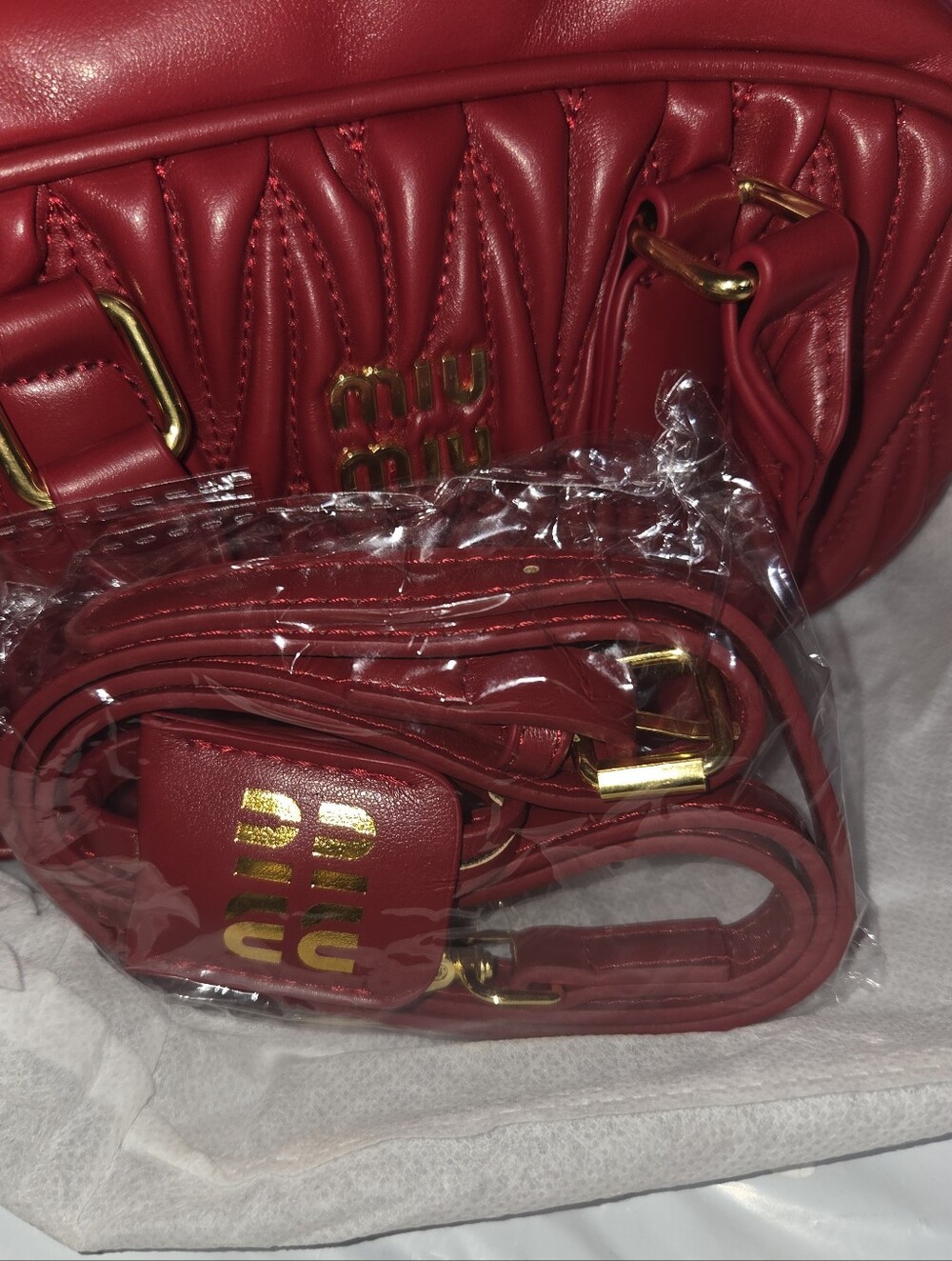 Fashion Red Quilted Crissbody/Top-Handle Women's Bag Mini